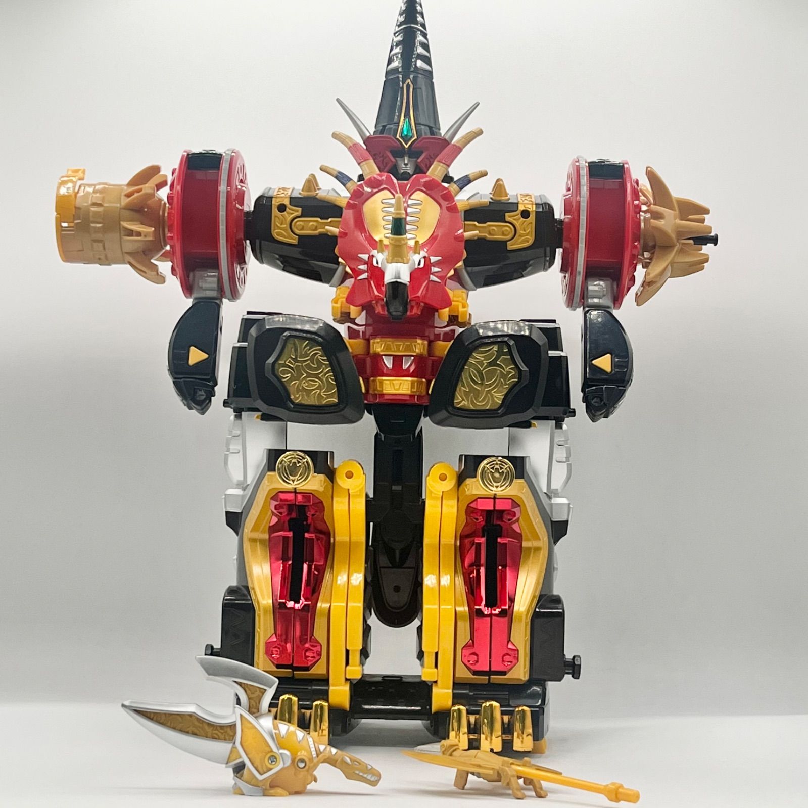 電動走行良好⭕️ 】DX爆竜合体 マックスオージャ 《 スピノゴールド