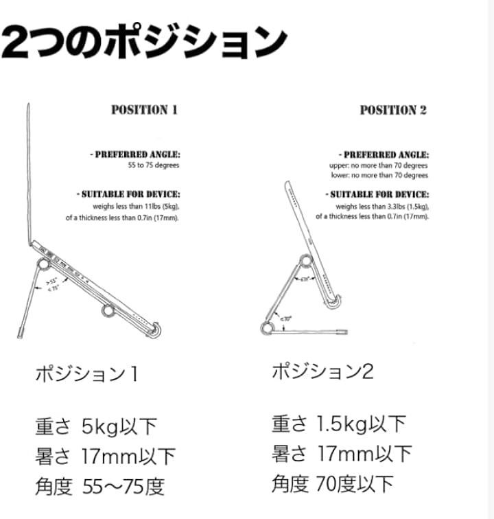Ridge Stand リッジスタンド 黒 ブラック タブレット用