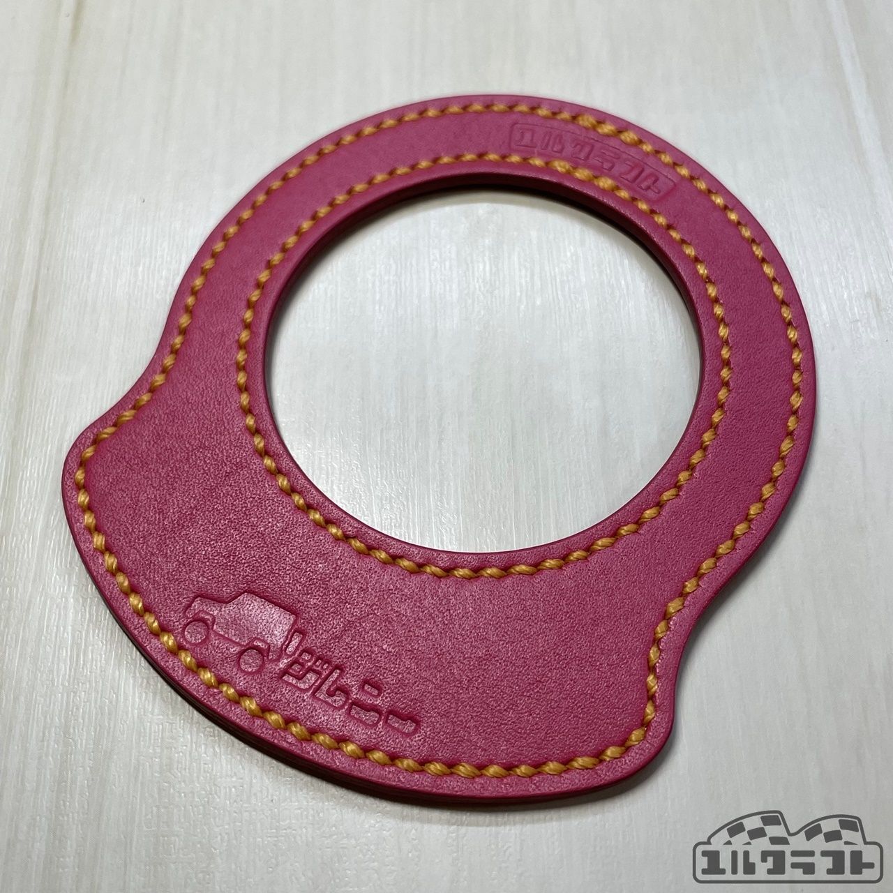 JB23JB64JB74ジムニーフューエルエプロンショート（ガラスリッド用）　JB64ジムニーワインレッド（オレンジステッチ）