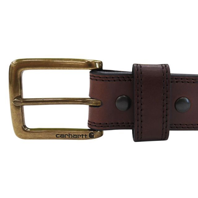 carhartt ベルト Carhartt カーハートベルト Burnished Leather Box Buckle Belt
