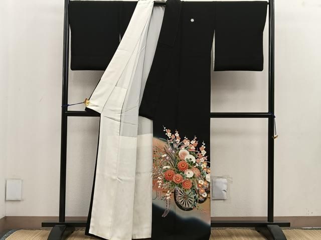 平和屋本店□極上 京友禅の第一人者 松井青々 黒留袖