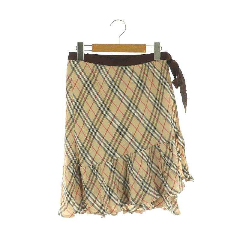 BURBERRYS ブルーチェック膝丈スカート 7AR 楽天市場