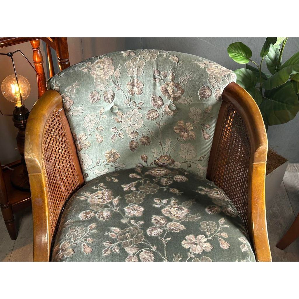 希少 三越ブルージュ アームソファ アームチェア 一人用ソファ