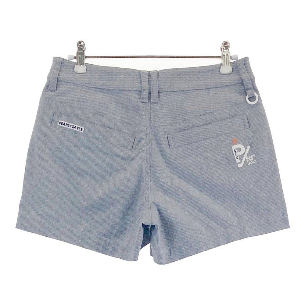 サイズ：00 PEARLY GATES パーリーゲイツ  ストレッチショートパンツ  ネイビー系 [240101473423] ゴルフウェア レディース ストスト PEARLY GATES(パーリーゲイツ) ショートパンツ｜中古ゴルフ