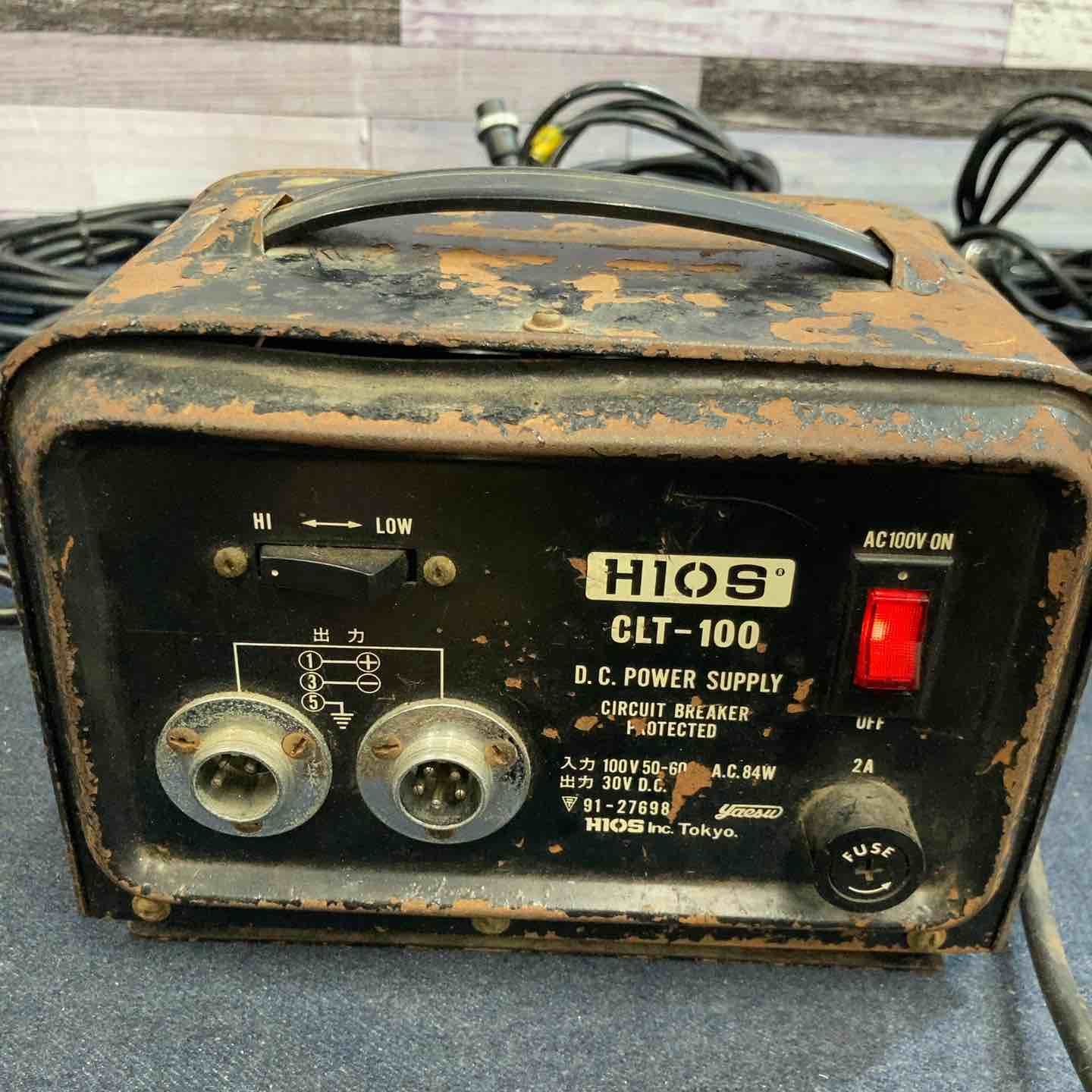 ハイオス HIOS 電源1台 CLT-100 ＆電動ドライバー19台＆ケーブル13本セット CL-7000 CL-4000 α-5000など 八潮店