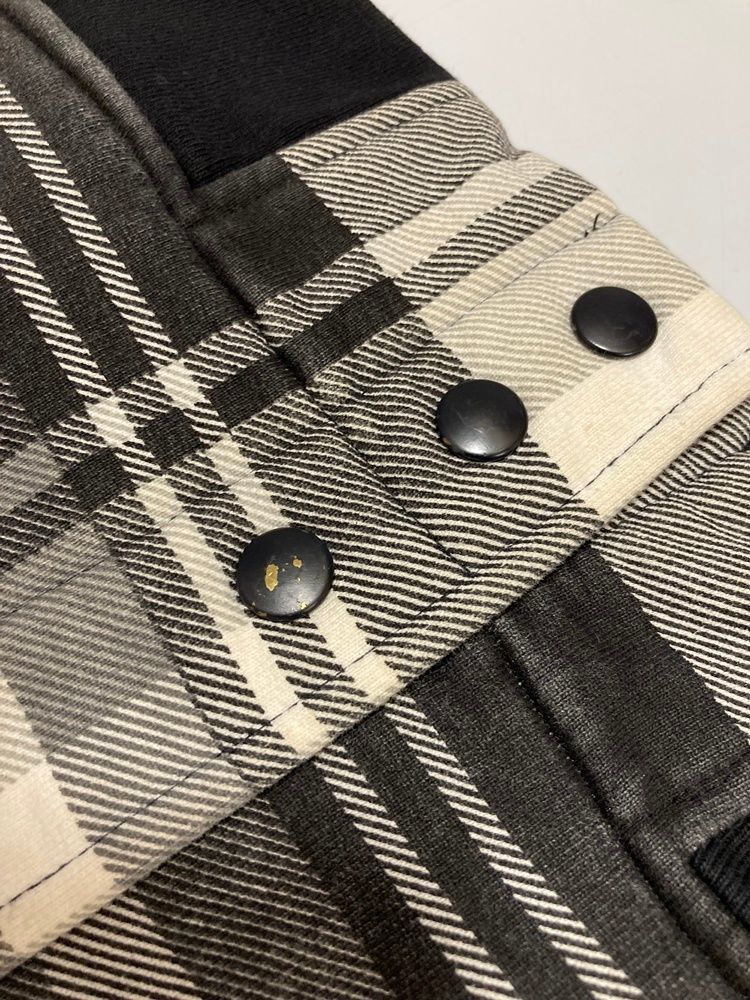シュプリーム SUPREME Plaid snap front sweat スナップ フロント