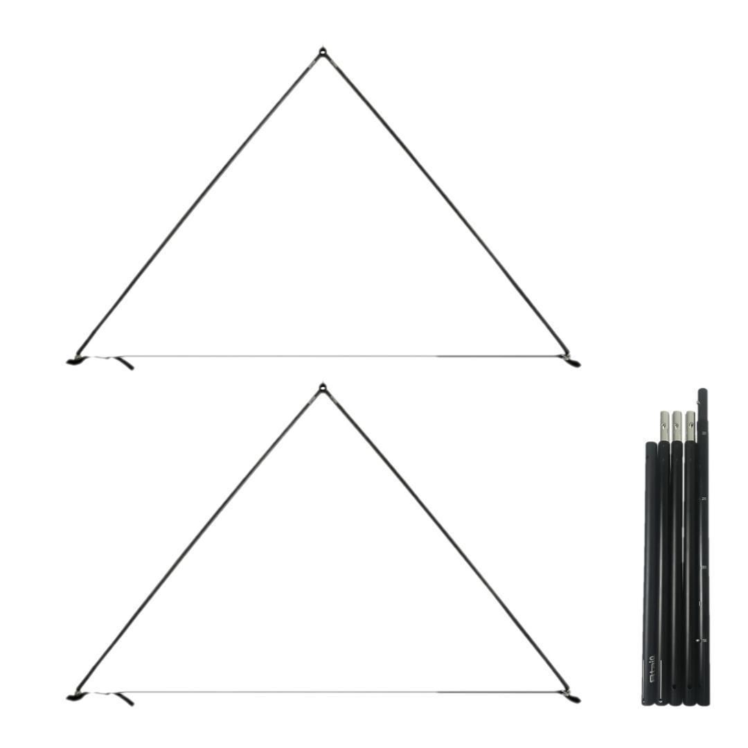 8tail 二又 接続ポールセット 自立ポール アルミ 軽量 軍幕用 1830