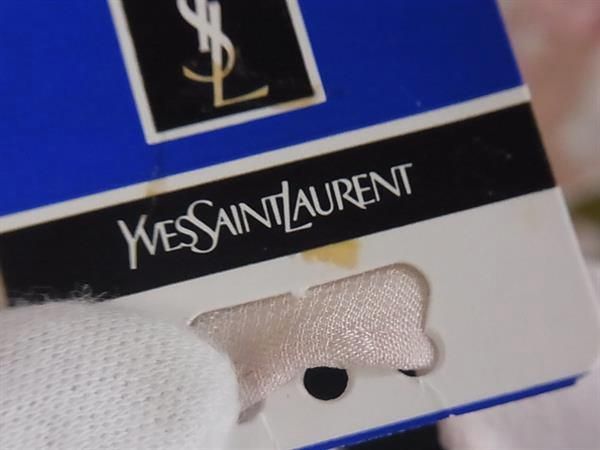 □極美品□ YVESSAINTLAURENT イヴサンローラン シルク100% 花