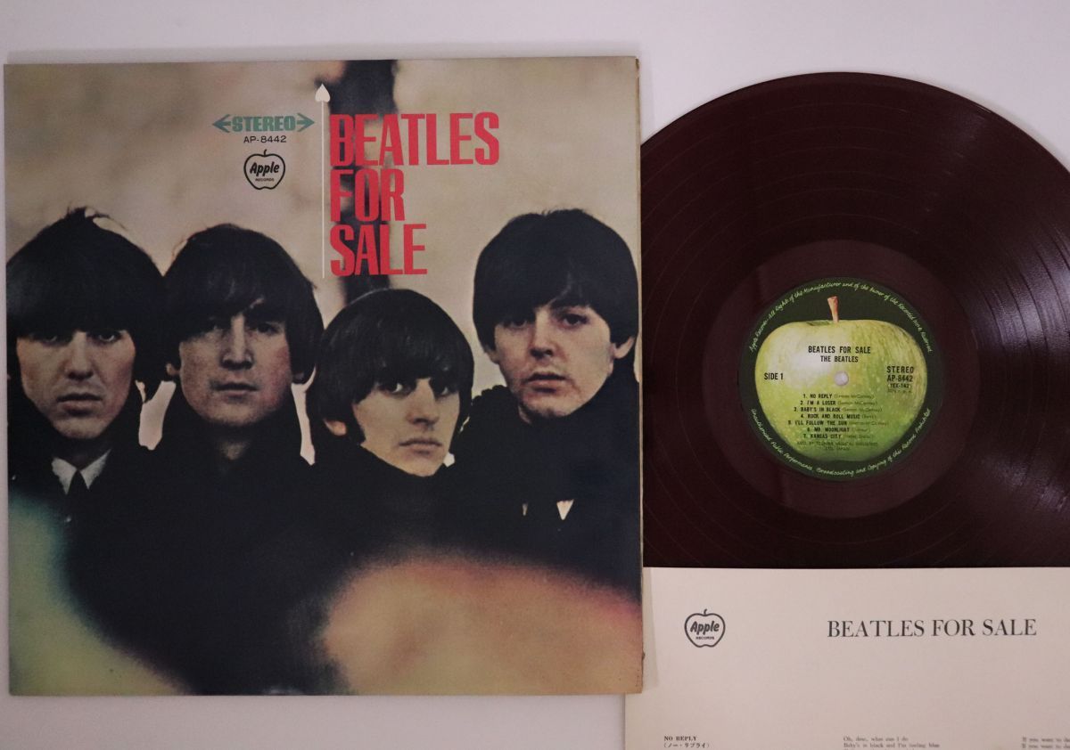 LP Beatles ビートルズ65　Beatles For Sale (-赤盤） AP8442 APPLE /00400 LP Beatles ビートルズ65 Beatles For Sale (-赤盤） AP8442