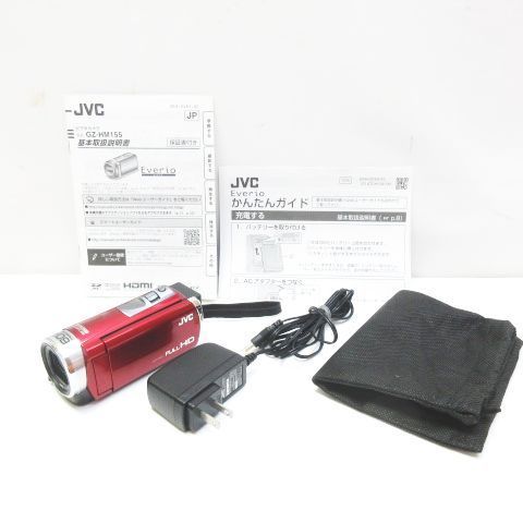 JVC　ケンウッド　Everio　ビデオカメラ　GZ-HM155-W　ホワイト Amazon.co.jp: JVC ハイビジョンメモリームービー「GZ-HM155