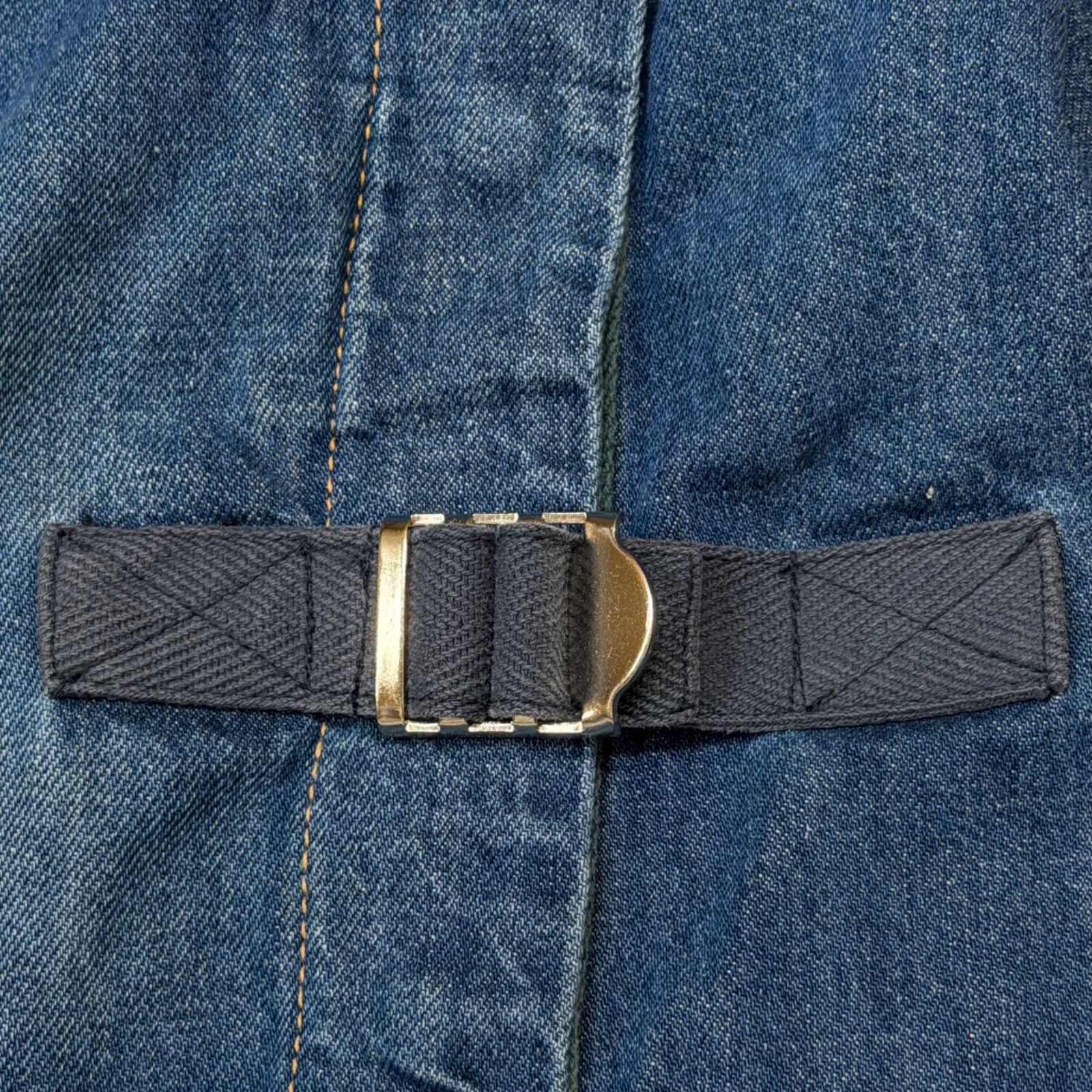 sacai 23-02998M ドッキングデニムミリタリーコート