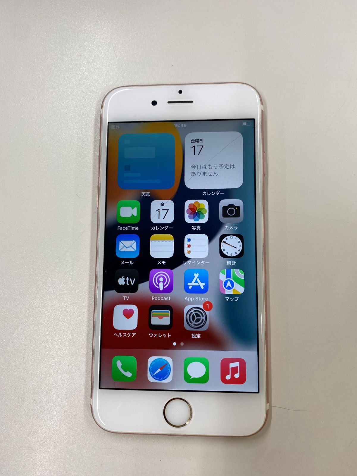 ジャンク品】(645)SoftBank iPhone6S 128GB ローズゴールド 本体のみ