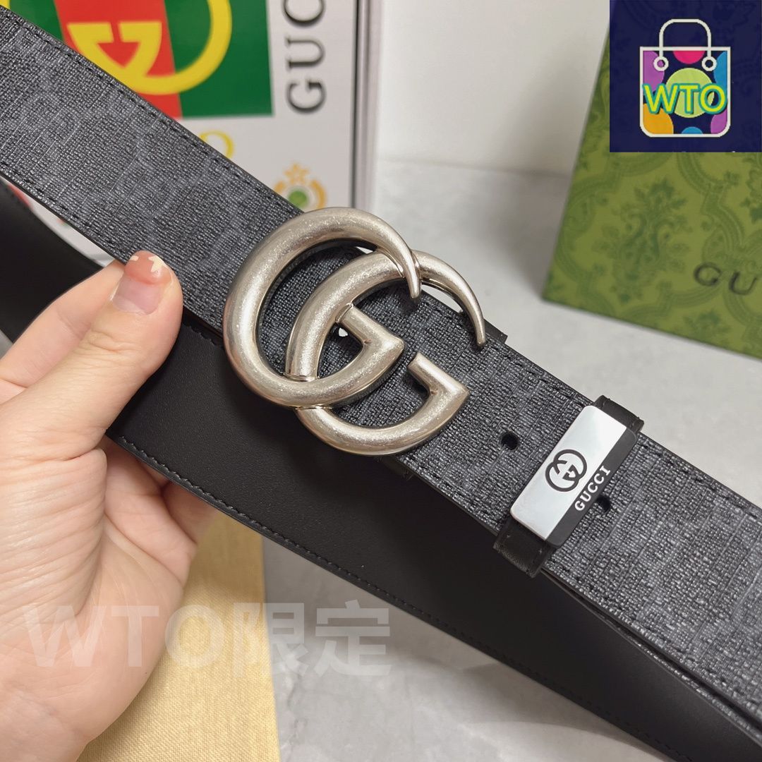 GUCCI グッチ ビジネスカジュアルベルト01-1-ZX34 - メルカリ