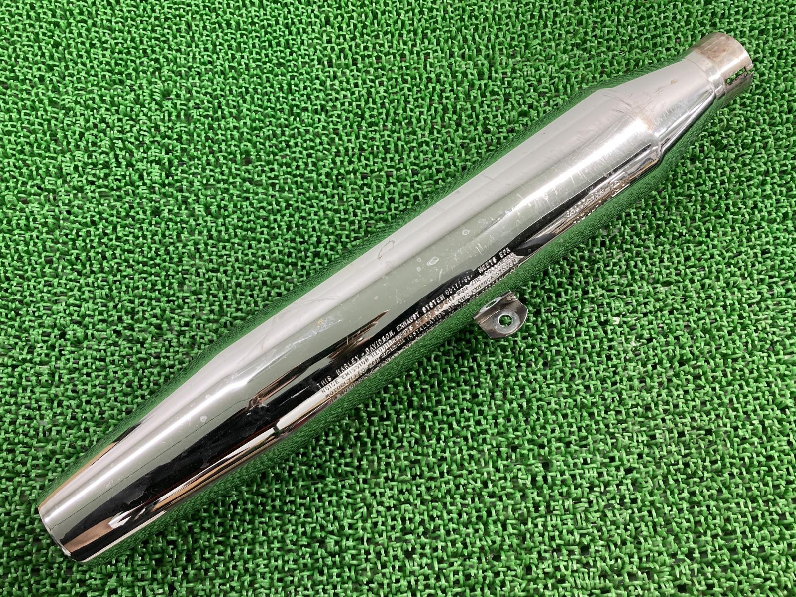 XLH883 サイレンサーマフラー 後側 65177-98A ハーレー 純正 中古 バイク 部品 スポーツスター ハガー 機能的問題無し 品薄 車検 Genuine