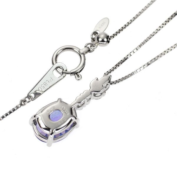 新品 Pt950/ Pt850 ダイヤモンド ペンダントネックレス 0.901ct VLY  