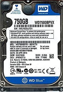【中古】Western Digital wd7500bpvx-00fa7t0?750?GB DCM : ehot2hn 中古】 Western Digital wd7500bpvx-00fa7t0?750?GB DCM ehot2hn