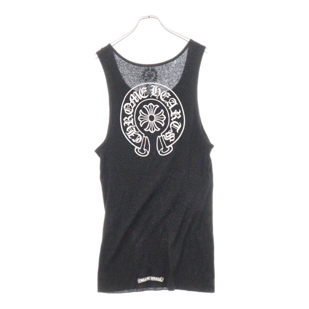 CHROME HEARTS ホースシュー　ブラック タンクトップ CHROME HEARTS クロムハーツ（原本無） 国内正規品 CHプラス