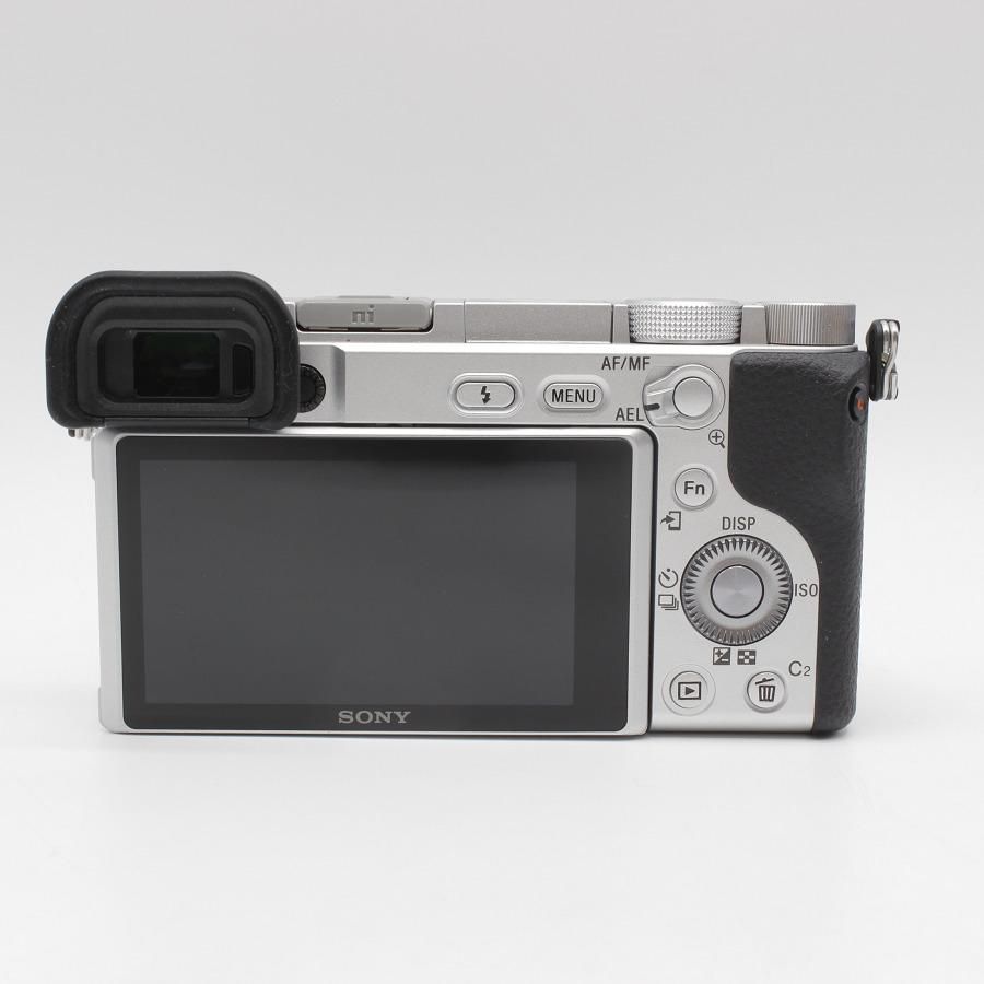 美品】SONY α6400 ILCE-6400 ボディ シルバー ミラーレス一眼カメラ