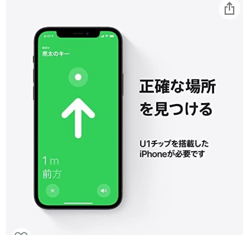 Apple  アップル　Air Tag エアタグ 本体　2個セット