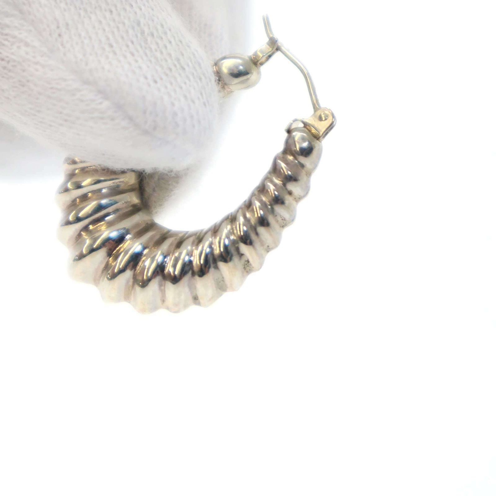 R.ALAGAN ララガン SHELL EARRING シェルピアス シルバー