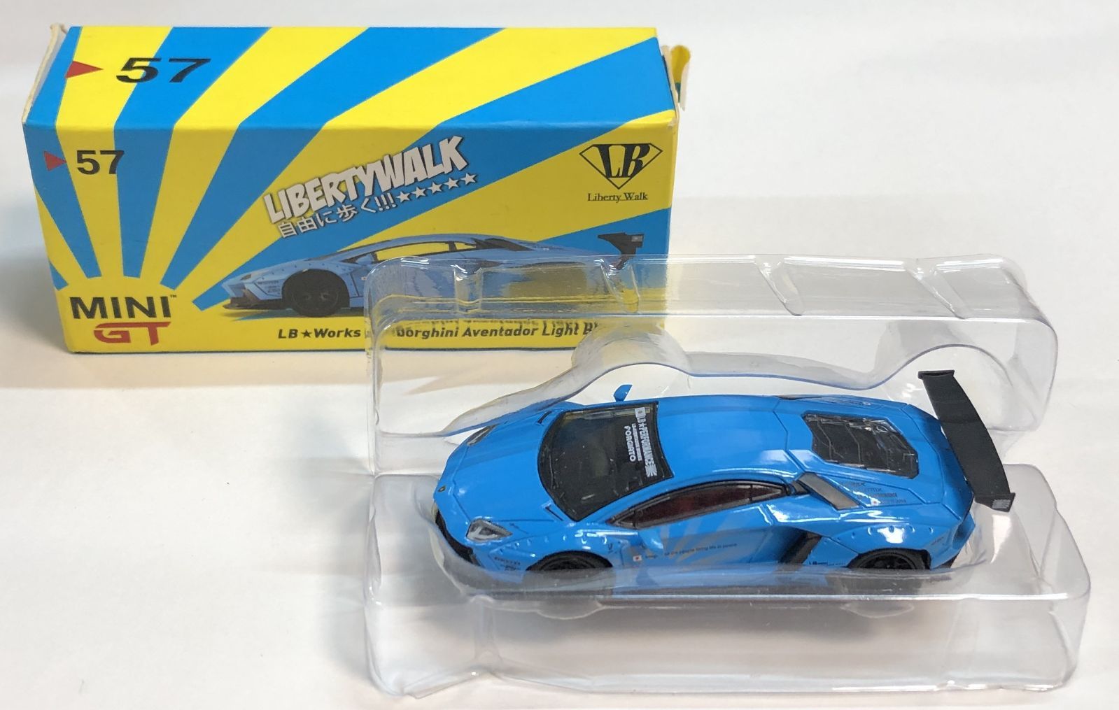 ◇LB works Lamborghini Aventador Light Blue ランボルギーニ
