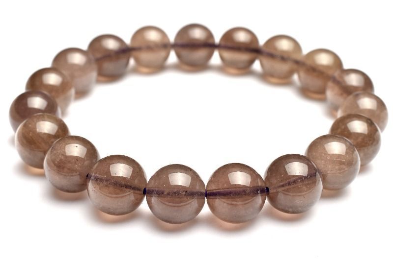 １点物 スモーキーパープル リビアングラス 10.5mm ブレスレット パワーストーン 天然石 _MA8270 NEXPOTALLINN_EU