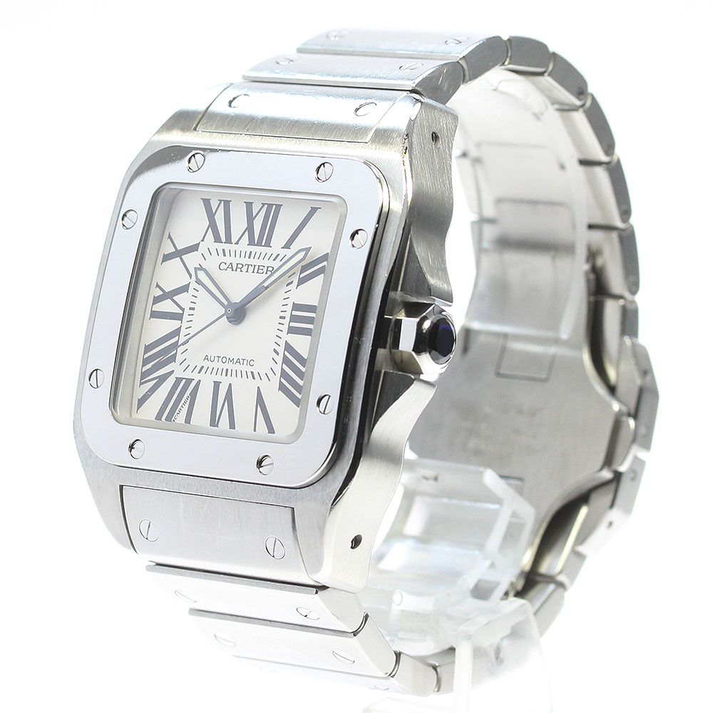 カルティエ CARTIER W200737G サントス100LM 自動巻き メンズ_861619