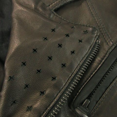 ディーゼル DIESEL ライダース レザージャケット 羊革 本革 ラム
