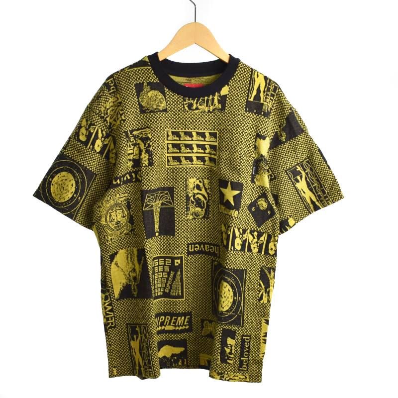 シュプリーム　SUPREME 総柄　半袖ニットポロシャツ　ジャケット　M Supreme シュプリーム 22SS checkerboard zip polo チェッカー