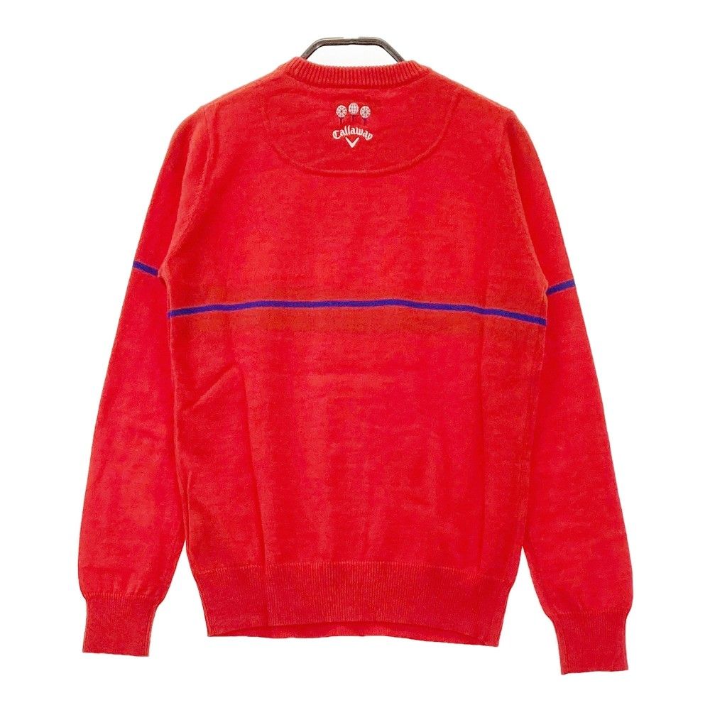 CALLAWAY キャロウェイ ニット セーター レッド系 M ゴルフ