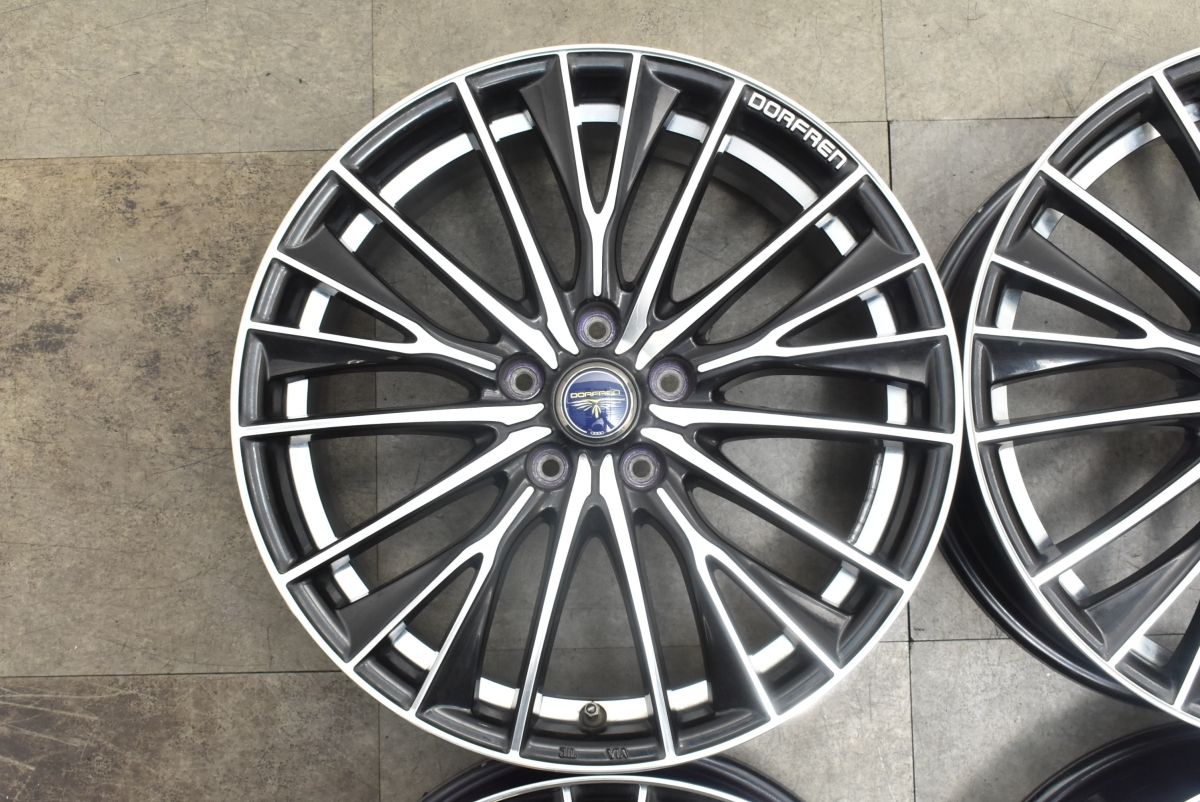 ドレスアップ用に ドルフレン デルディオ 19in 7.5J 53 PCD114.3 4本セット インチアップ ノア ヴォクシー オデッセイ エルグランド WWW_USTAUSTRALIA_COM_AU