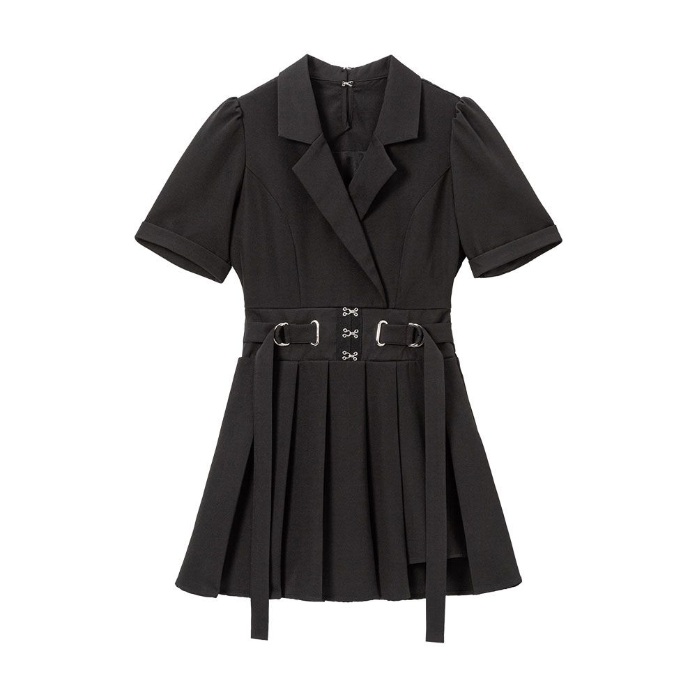 M'S GRACY ベロアチャイナセットアップ タイトスカート 花柄刺繍 38