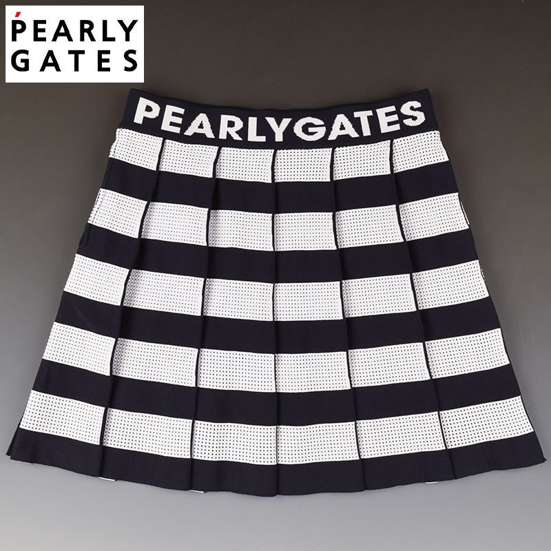 PEARLY GATES パーリーゲイツ ワッフルプリーツスカート サイズ:1・M・新品】パーリーゲイツ ワッフル生地 プリーツ