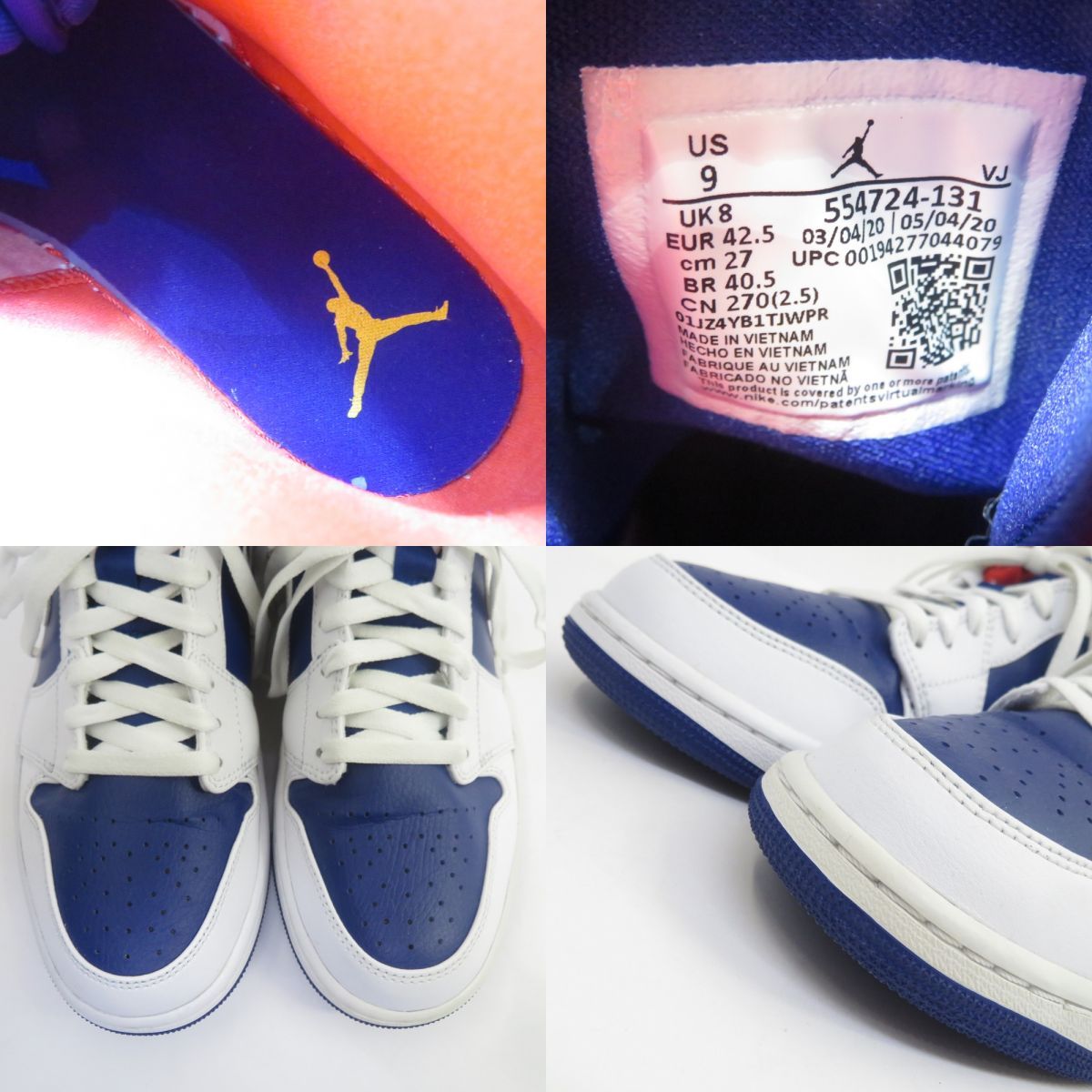NIKE ナイキ AIR JORDAN 1 MID エアジョーダン ミッド 554724-131 US9 