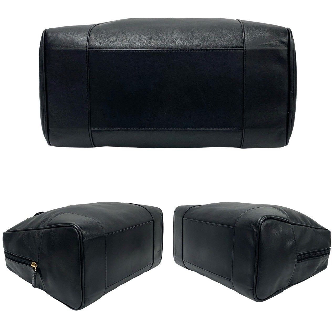 極 美品 LOEWE ロエベ アマソナ 32 アナグラム ロゴ レザー 本革