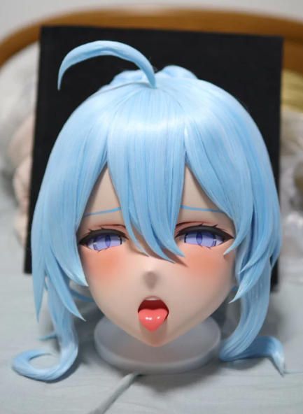 全商品業界最安値に挑戦！ 全頭マスク ロック付き NO.1152 フルマスク ドール ヘッドロリータ人形 コスプレ マスク 仮装 着ぐるみ 二次元 最安価に挑戦。