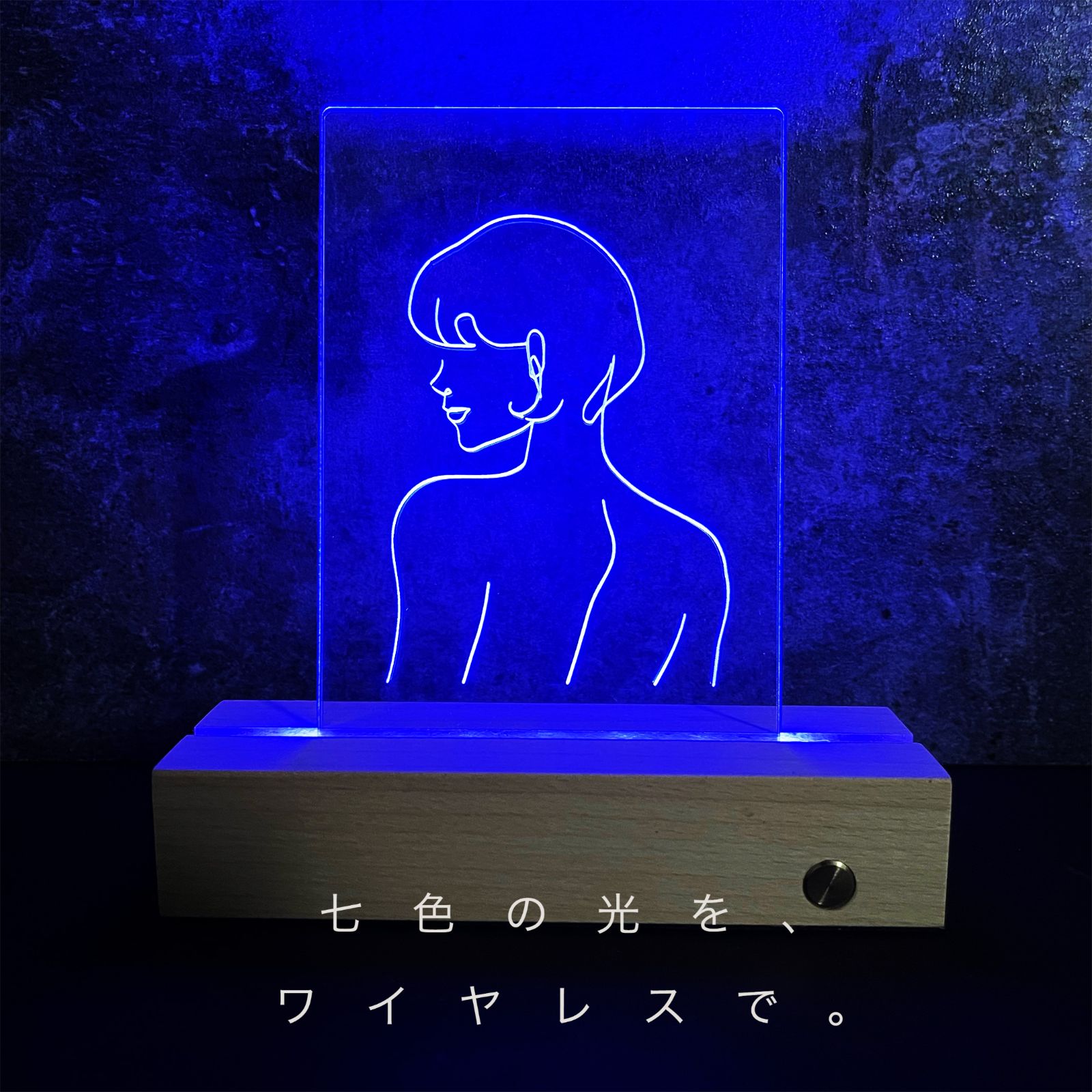 「FridayNight 9:58PM」ネオンサイン 小型 ラインアート 置物 オブジェ LED 間接照明 彫刻 ネオン アクリルスタンド デスクライト おしゃれ レトロ
