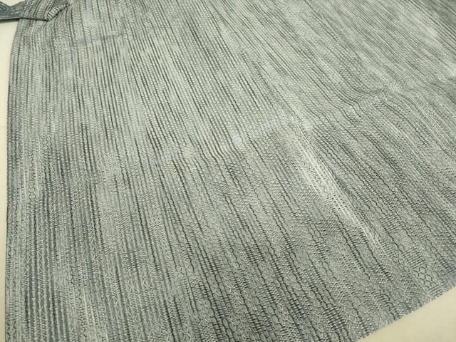 平和屋着物▽道中着 スリーシーズン 春夏秋 塵除け 霞文 ロング丈 正絹