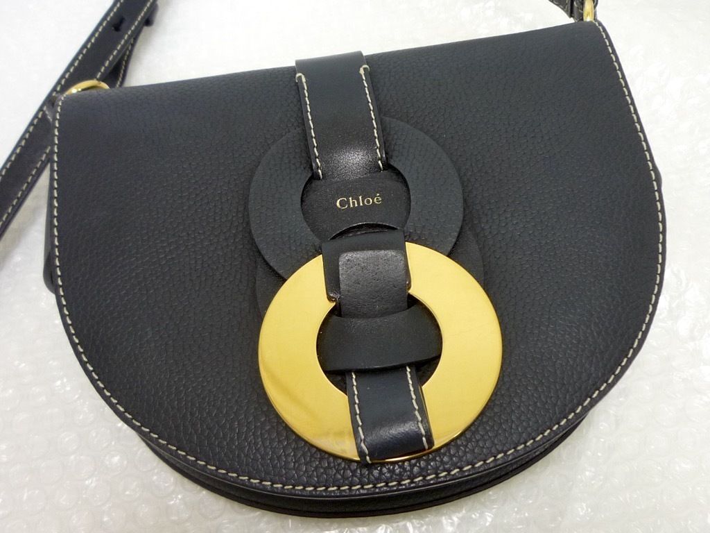 Chloe クロエ ショルダーバッグ/サドルバッグ/DARRYL ダリル 黒
