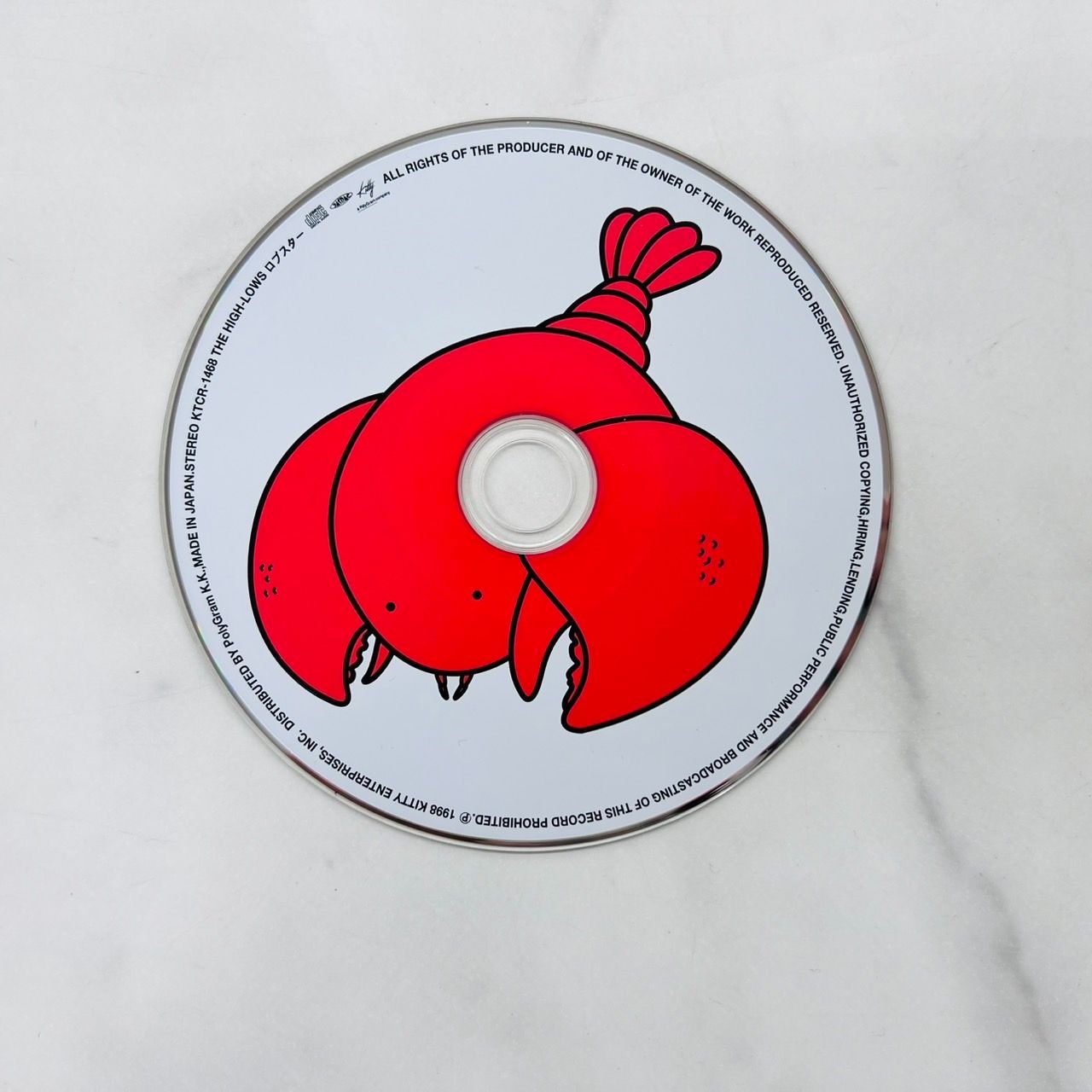 ↑THE HIGH-LOWS↓ / ザ・ハイロウズ（CD＋缶バッジ） THE HIGH-LOWS ザ・ハイロウズ ロブスター 千年メダル CD - メルカリ