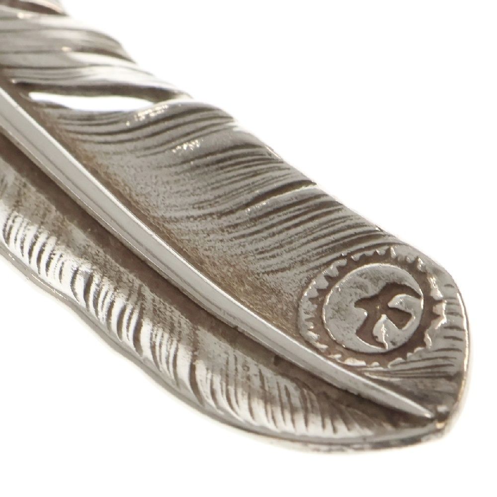 ゴローズ　現行銀爪金メタルフェザー右 □pick up item #銀爪金メタル付特大フェザー #全金メタル大