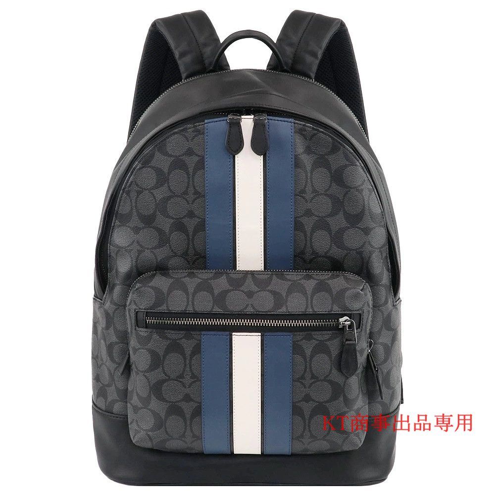 COACHバッグ】COACH コーチバッグ バックパック 3001 QBOH0 リュックサック シグネチャー A4対応 大きいサイズ 大きい バック  パック ショルダーバッグ メンズ リュック アウトレット品 新品未使用 - メルカリ