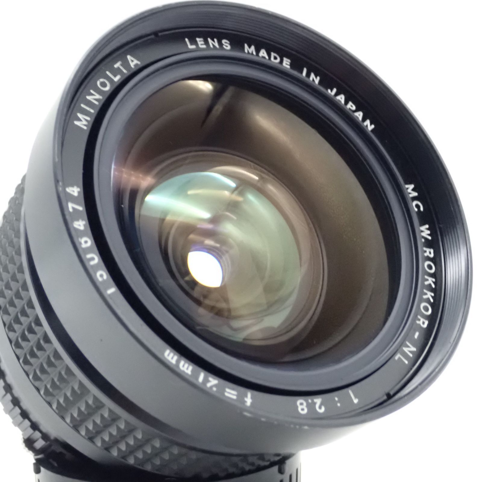 ★稀少＆美品★MINOLTA MC W.ROKKOR-NL 21mm F2.8 良品 MINOLTA MC W.ROKKOR-NL 21mm f2.8 後期型 超広角 単焦点