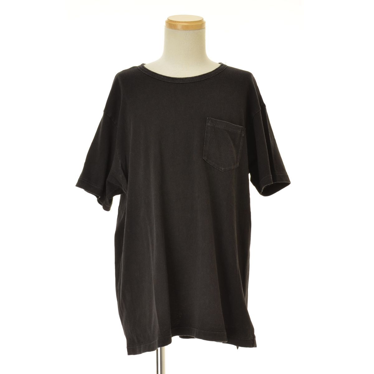 【RRL/DOUBLERL】2022年製 MNRRTSH1N820004 インディゴ コットン クルーネック半袖Tシャツ
