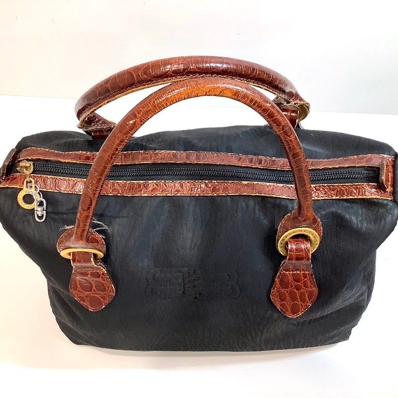 BALENCIAGA バレンシアガ ボストンバッグ ナイロン 【中古】JA