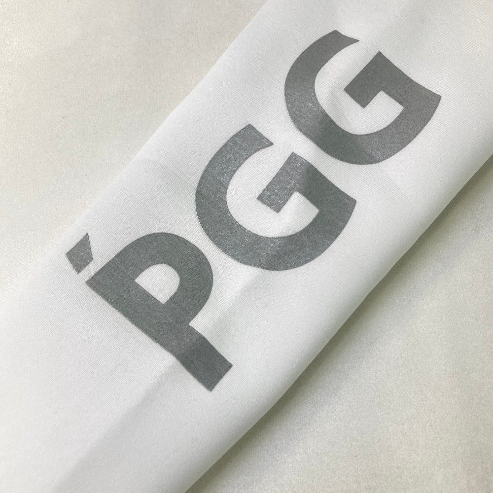 サイズ：1 PGG PEARLY GATES パーリーゲイツ 2024年モデル ダンボールニット 長袖トレーナー  ホワイト系 [240101415094] ゴルフウェア レディース ストスト サイズ：1 PGG PEARLY GATES パーリーゲイツ 2024年モデル