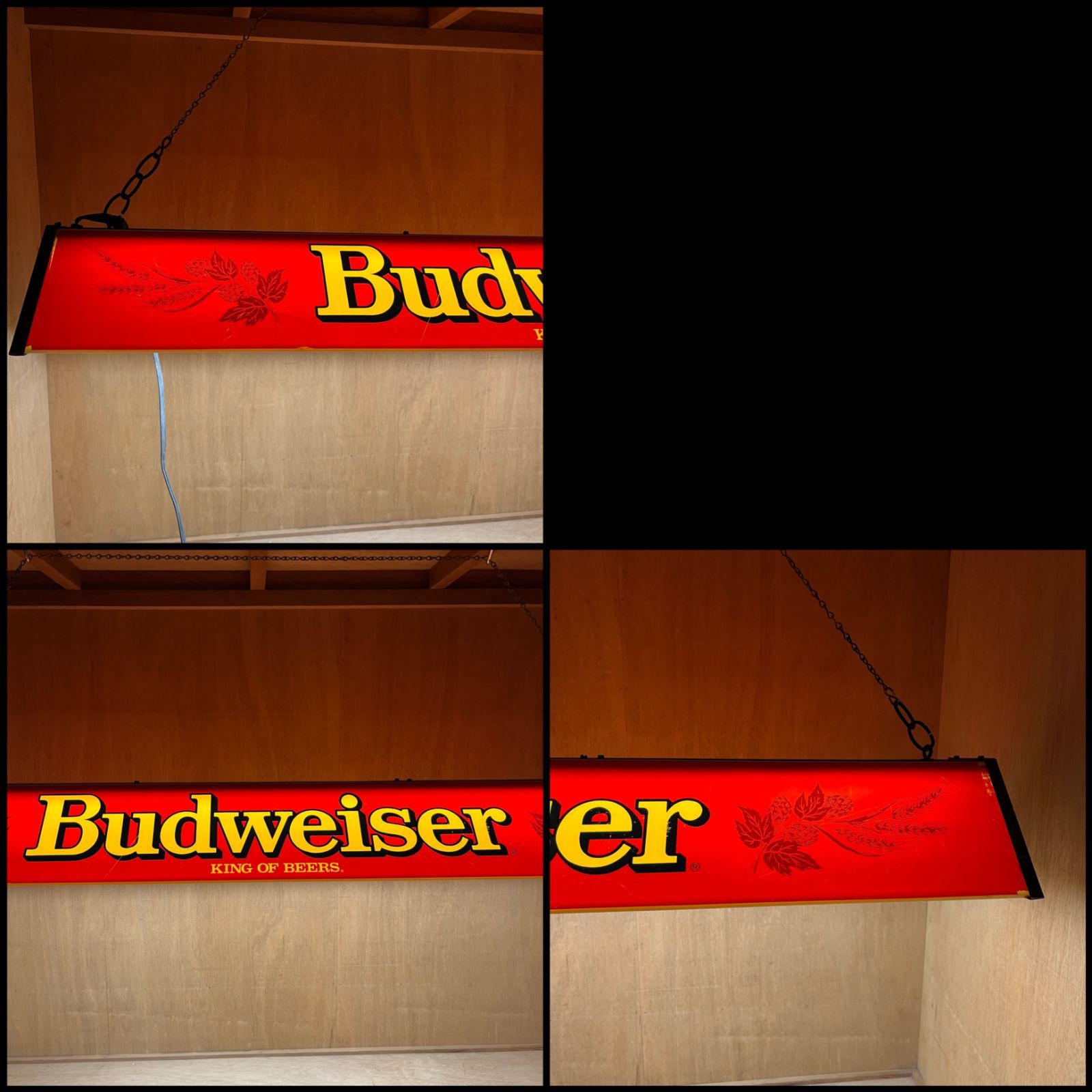 プールバーライト】希少 1988年製 Budweiser (バドワイザー