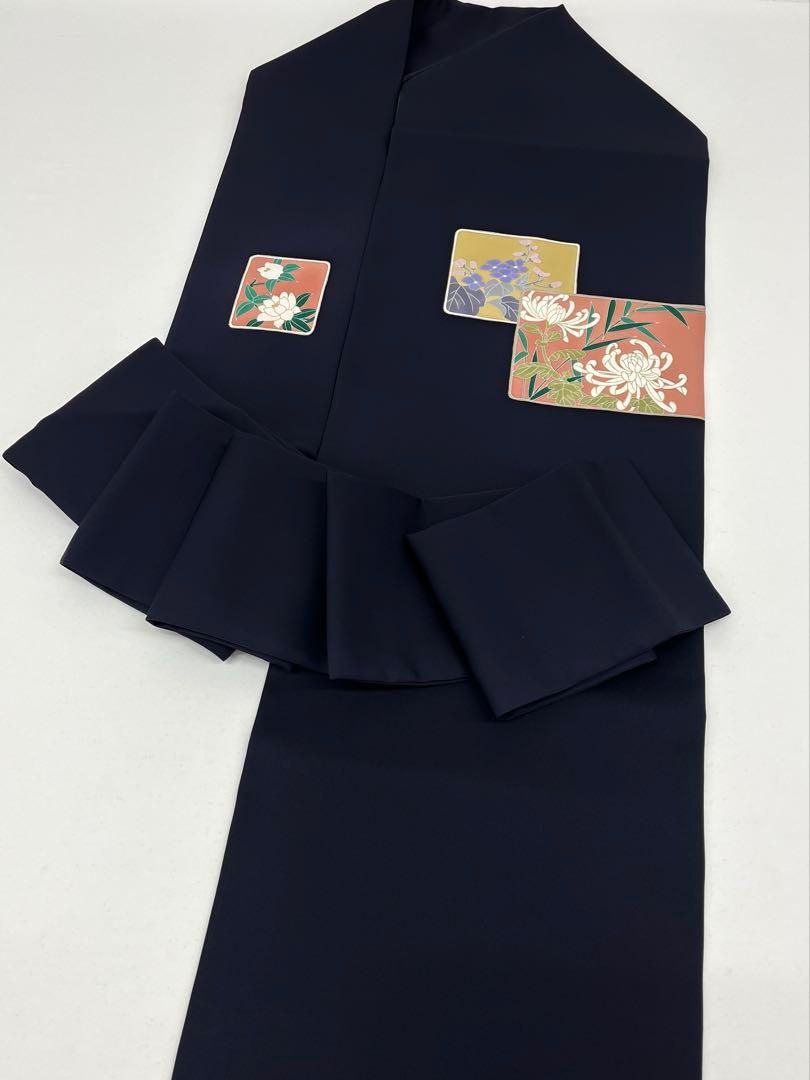 正絹　塩瀬　名古屋帯　黒地　梅　手描き　染め　友禅 楽天市場】【ショップ評価☆5ありがとう♪】着物だいやす 283□名古屋