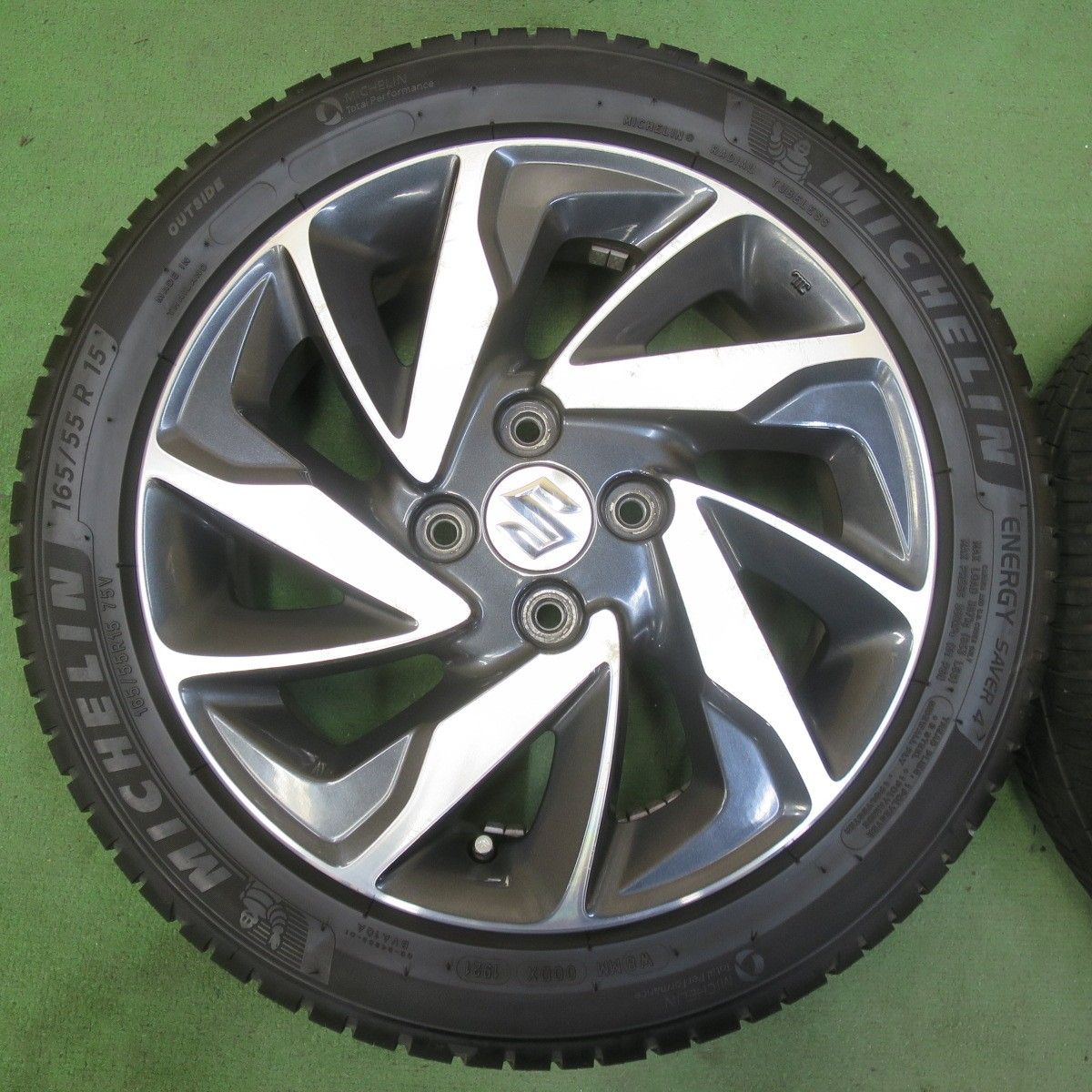 4本価格！21年☆スズキ スペーシア カスタム 純正 165/55R15