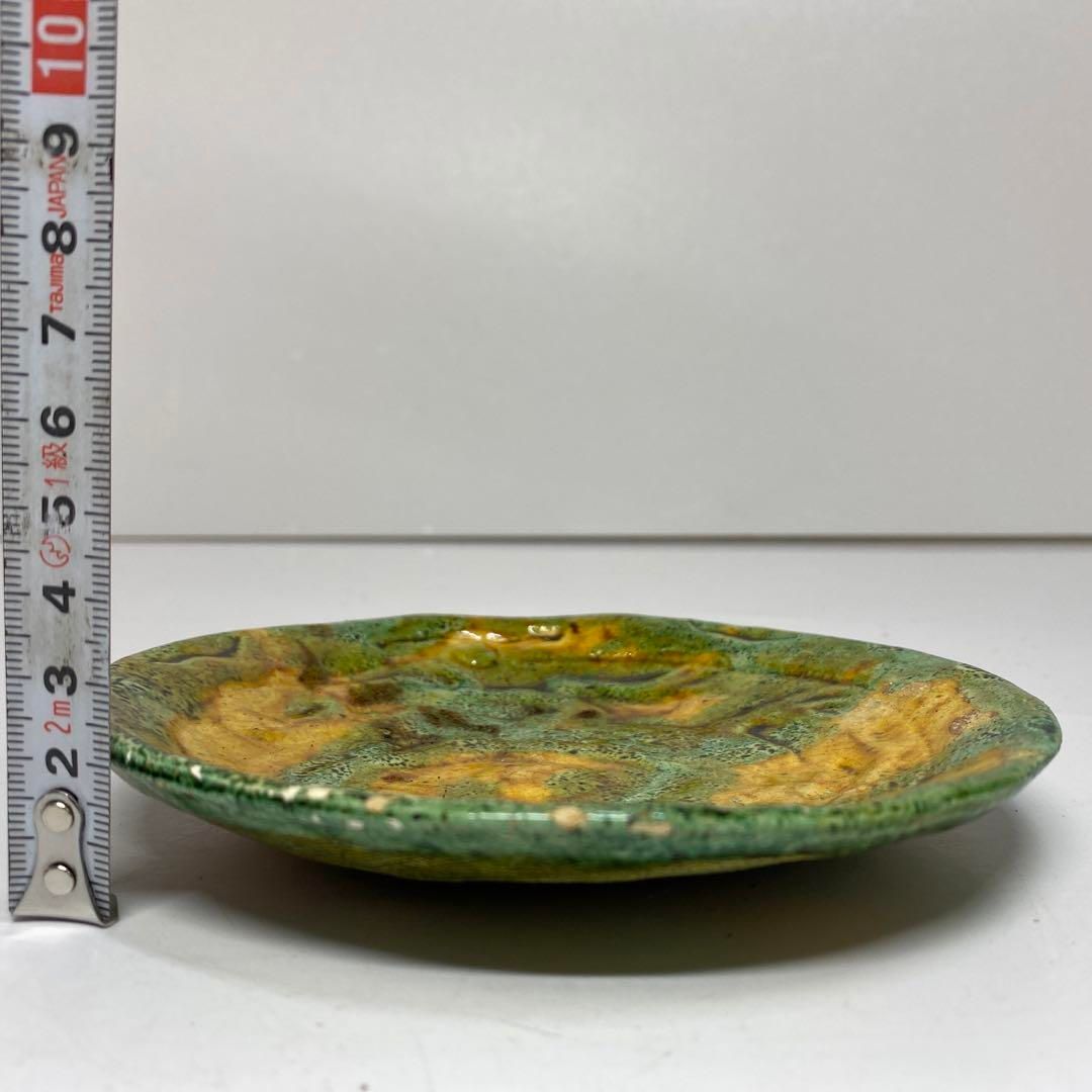 大樋長楽　三彩銘々皿5枚　直径14.5cm 東H5-1105① 大樋長楽 三彩銘々皿5枚 直径14.5cm 東H5-1105① - メルカリ